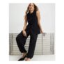 Black Tailored Longline Waistcoat
