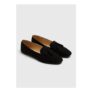 Black Tassel Flat Shoes