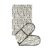 Black Toast Double Oven Glove & Tea Towel Set