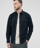 Black Twin Pocket Western Style Long Sleeve Shirt ( S-4XL ) Free C&C