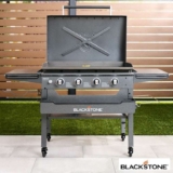 Blackstone Omnivore 36 Griddle Gas BBQ (91 x 55 cm Cooking Area) with Hood & Front Shelf