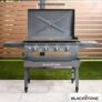 Blackstone Omnivore 36 Griddle Gas BBQ (91 x 55 cm Cooking Area) with Hood & Front Shelf