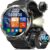 Blackview Military Smart Watch for Men (Answer/Make Calls), 1.45 Fitness Tracker with 100-Day Battery/Flashlight/Compass/Heart Rate/SpO2/Sleep, 150 Sports IP68 Waterproof Smartwatch for iOS Android