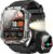 Blackview Military Smart Watch for Men Outdoor Adventure 100-Day Ultra-Long Battery LED Torch & Compass Bluetooth Calls 24/7 Health Monitor 150 Sport Modes IP68 Waterproof for iOS Android