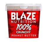 Blaze Nutrition Crunchy Peanut Butter 1 kg, 30% Protein, 100% Peanut Recipe