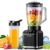 Blender for Kitchen, 1400W Peak Power Smoothie Blender with 1.5L Glass Jug and 700ml Travel Cup – Sold by KIDISLE-XG / FBA
