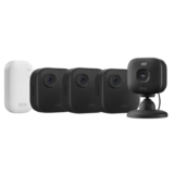 Blink Outdoor 4 Cameras Blink Mini 2K Indoor Camera (Black), Sync Module Core included
