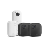 Blink camera (Outdoor 4) £0 Blink Video Doorbell (White) Wireless HD smart security camera, two-year battery life, enhanced motion detection 2 camera system with Sync Module Core incl. IP65