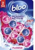 Bloo Power Active Toilet Rim Block Fresh Flowers – Pack of 2 Rimblocks £1.33 / £1.26 with s&s