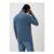 Blue Airtex Co Ord Half Zip Top