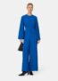 Blue / Black Bonnie Gathered Jumpsuit – Size 4-20