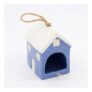 Blue Coastal Hanging Birdhouse