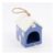 Blue Coastal Hanging Birdhouse