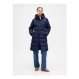 Blue ColdControl Relaxed Midi Puffer Coat