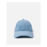 Blue Corduroy Cap Hat with Heart Motif