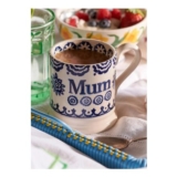 Blue Hen & Border Mum 1/2 Pint Mug (Seconds Grade)