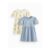 Blue & Lemon Print Jersey Dresses 2 Pack 1-3 Years
