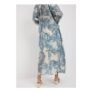 Blue Paisley Maxi Skirt
