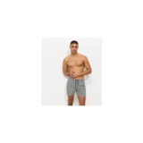 Blue Regular Diamond Tile Print Swim Shorts