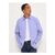 Blue Regular Fit Pure Cotton Puppytooth Shirt