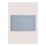 Blue Square Design Bath Mat