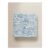 Blue Squiggle Flower Super-Soft Throw