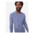 Blue Trophy Knit Long Sleeve Polo Shirt – Large Only