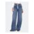 Blue mid Rise Knit Easy Pull on Baggy Jeans