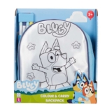 Bluey Colour And Carry Backpack, Includes 4 Pens, Creative Toy