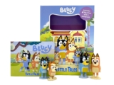 Bluey Tattle Tales – Activity Books for kids, 12-page storybook, 4 figurines