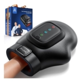 Bob and Brad Hand Massager with Heat & Compression, Black