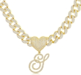 BodyBonita Gold Necklaces for Women 14K Gold Plated Initial Layered Necklaces for Women Trendy Waterproof Gold Jewelry Letter Name Necklace