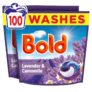 Bold Lavender and Camomile PODS washing liquid laundry detergent capsules 100 washes, 100ct,