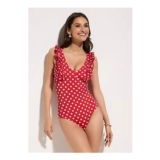 Bonprix Polka Dot Frill Swimsuit