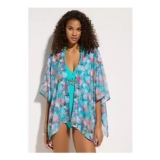 Bonprix Seashell Print Sheer Beach Kaftan