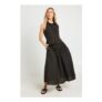 Boohoo Petite Linen Look Waistcoat & Volume Maxi Skirt Co-Ord
