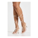 Boohoo Square Toe High Heel