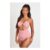 Boohoo Textured Cut out Halter Neck Swimsuit