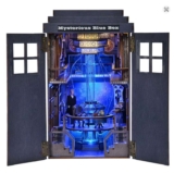 Book Nook Kit Mysterious Telephone Booth DIY Wooden Puzzle Handmade Bookshelf Dollhouse