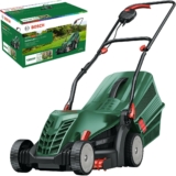 Bosch Corded Lawnmower UniversalRotak 34-410 (230 V, cutting width: 34 cm, 40-litre grass box, with GrassCombs)