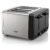 Bosch DesignLine Plus TAT4P440GB 4 Slot Stainless Steel Toaster with Variable Controls