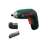 Bosch IXO8 Cordless Screwdriver (Bit Set, Angle-Screw-Adapter, Carton Box), Green – Prime Deal