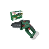 Bosch Mini Chain Saw EasyChain 18V-15-7 (for Cutting Through Wood 18 Volt System Chain Speed: 6.95m/s Without Battery)