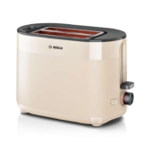 Bosch MyMoment Delight Compact 2-Slice Toaster TAT2M127GB, Cream