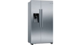 Bosch Series 6 KAD93AIERG Plumbed American Fridge Freezer (No Packaging, Scratch Mark) Stainless Steel E Rated 414569