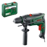 Bosch UniversalImpact 730 Electric Hammer Drill, 730 W (Precision Drilling in Masonry, Wood and Steel, Carrying Case)
