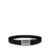 Boss Mens Baxton Brushed Metal Plaque Belt