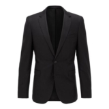Boss Mens Ryan Cyl Slim Fit Wool Suit Jacket