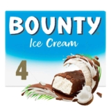 Bounty Chocolate & Coconut Ice Cream Bars x4 200ml (Nectar)