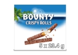 Bounty Coconut Milk Chocolate Crispy Biscuit Snack Bar Multipack 5×23.4g – £1.23 with S&S